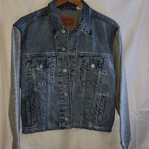 Levi's large ex-boyfriend hybrid trucker jacket NWOT